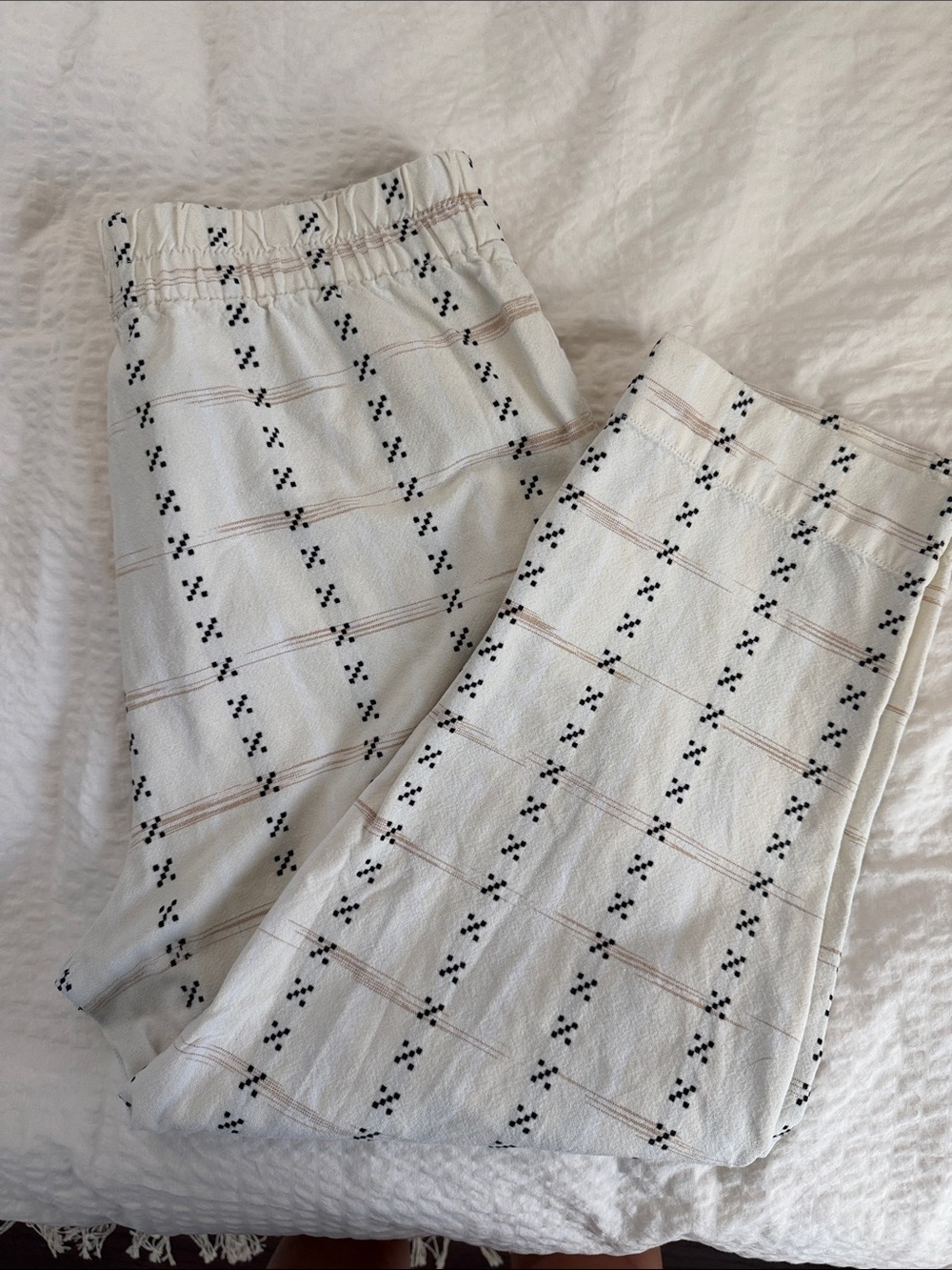 Madewell 100% cotton pull on cropped Pants - Picture 6 of 8